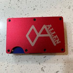 Custom aluminum wallets